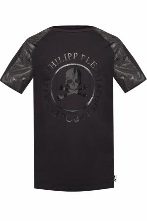 Mesh-trimmed t-shirt, zdjęcie 1 Mesh-trimmed t-shirt od Philipp Plein